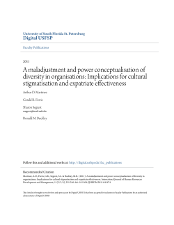 A maladjustment and power conceptualisation of