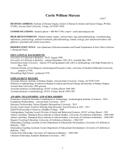 Curtis William Marean