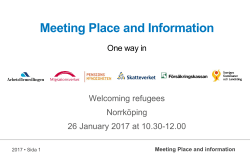 Meeting Place and information