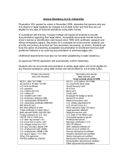 Citizenship Documentation