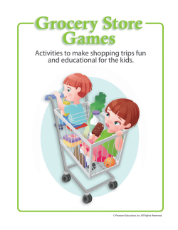Grocery Store Games