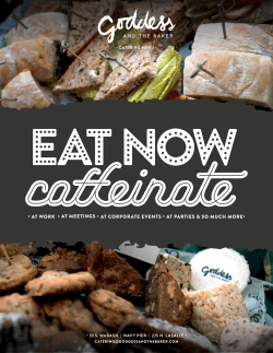 AT WORK - Goddess and The Baker