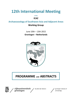 12th International Meeting