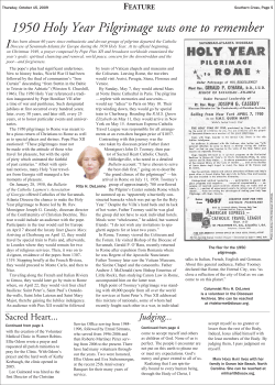 1950 Holy Year Pilgrimage was one to remember