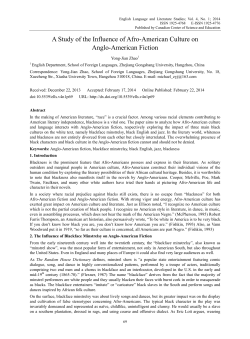 A Study of the Influence of Afro