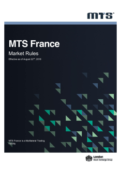 MTS France - MTS Markets