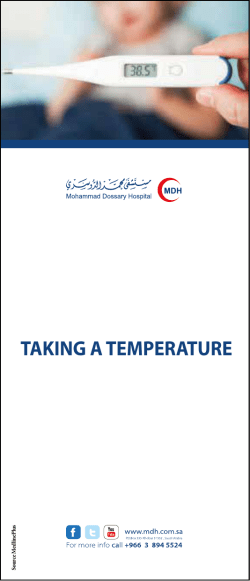 Taking a Temperature
