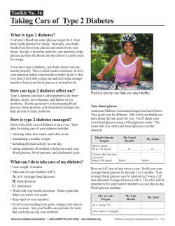 Taking Care of Type 2 Diabetes - Diabetes Pro