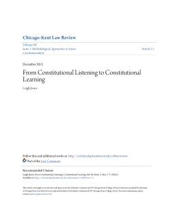From Constitutional Listening to Constitutional Learning