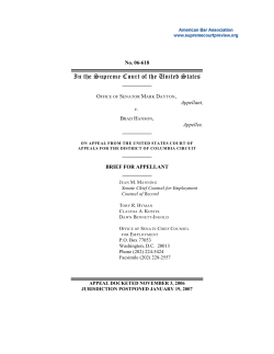 Brief for Petitioner Senator Mark Dayton