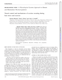 Neural control and mechanisms of eccrine sweating during heat