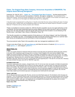 Flybar, The Original Pogo Stick Company, Announces Acquisition of