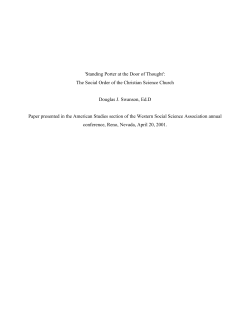 Standing Porter at the Door of Thought