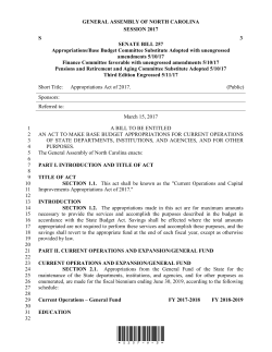 Senate Bill 257 - North Carolina General Assembly