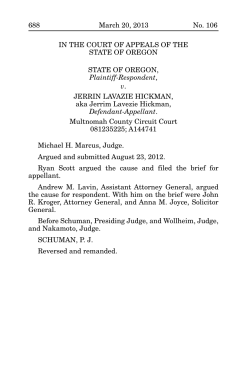 A144741 State v. Hickman - Oregon