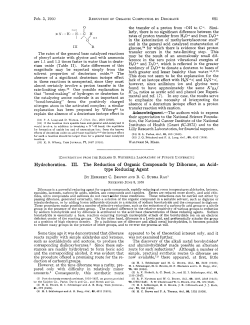Hydroboration. III. The Reduction of Organic