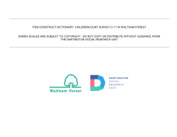 the ChildrenCount Survey 0-11