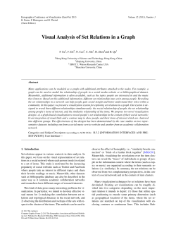 Visual Analysis of Set Relations in a Graph