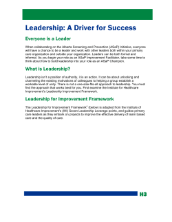 Leadership: A Driver for Success