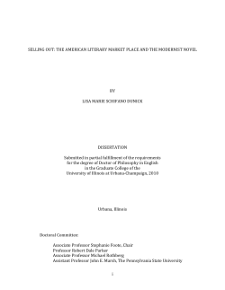 i SELLING OUT: THE AMERICAN LITERARY