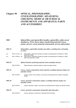 optical, photographic, cinematographic, measuring, checking
