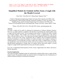 Simplified Models for Exhaled Airflow from a Cough with the Mouth