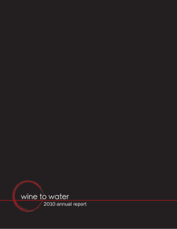 2010 - Wine To Water