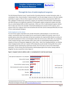 Through the lens of underemployed surgeons