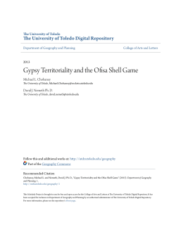 Gypsy Territoriality and the Ofisa Shell Game