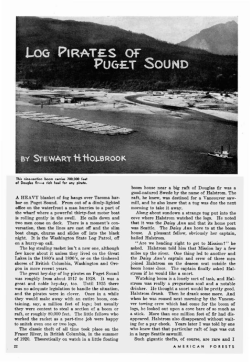 Log Pirates of Puget Sound - The Forest History Society