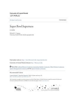 Super Bowl Superness - STARS - University of Central Florida