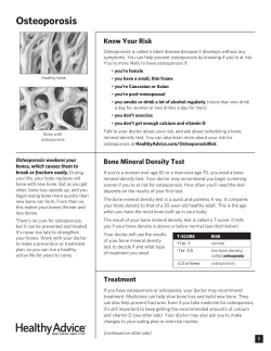Osteoporosis