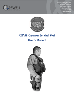 CBP Air Crewman Survival Vest