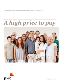 A high price to pay: The economic case for