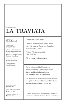 February 24 - Metropolitan Opera