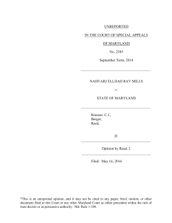 2385 - Maryland Courts