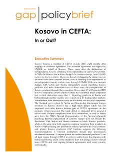 Kosovo in CEFTA