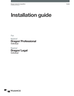 Dragon Professional Individual User guide