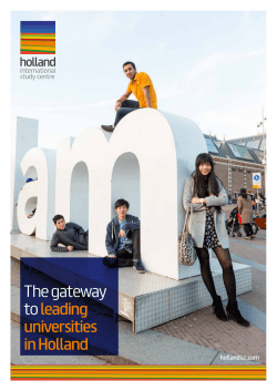 the brochure - Universiteit Twente