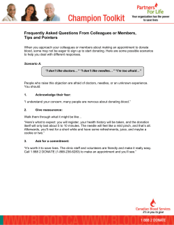 Frequently Asked Questions From Colleagues or Members, Tips and