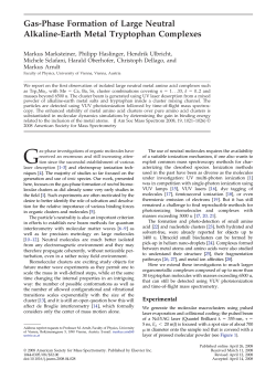 Gas-phase formation of large neutral alkaline