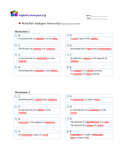 Answer Key - English for Everyone