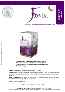 Bag in Box 10 liters - Vignerons Ard&eacute;chois
