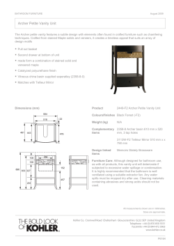 Archer Petite Vanity Unit