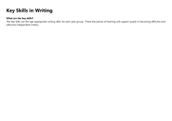 5-Yearly Learning in Writing