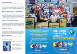 local union community councils