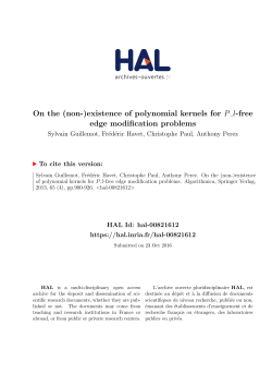 (non-)existence of polynomial kernels for P_l