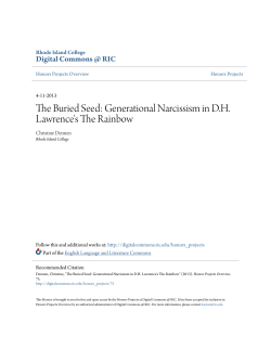 Generational Narcissism in DH Lawrence`s The Rainbow
