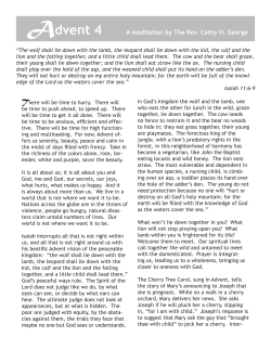 Advent 4 A meditation by The Rev. Cathy H. George