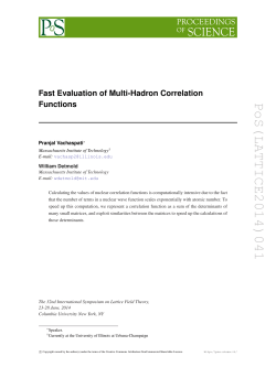 PoS(LATTICE2014)041 - Pranjal Vachaspati